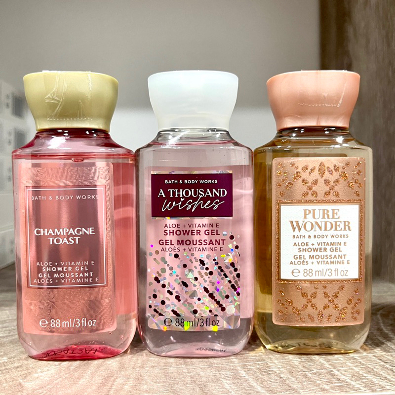 Bath&BodyWorksช๊อปไทย shower gel88ml เจลอาบน้ำผสมน้ำหอมขนาดพกพา 88มล.