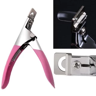 Nail.world กรรไกรตัดเล็บกรรไกรตัดเล็บปลอมรูปตัว กรรไกรตัดเล็บปลอม PVC U อุปกรณ์สําหรับแต่งเล็บ คีมตัดเล็บปลอม