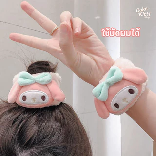 [พร้อมส่ง] ปลอกแขนล้างหน้า ลายการ์ตูนสุดคิ้วท์✨ ผ้าซับน้ำกันเลอะเสื้อ สายรัดข้อมือล้างหน้า ผ้านุ่มนิ่ม แพ็คคู่