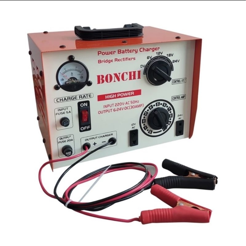 BONCHI ตู้ชาร์จแบต เครื่องชาร์จแบตเตอรี่ 30A Mod.CB-30