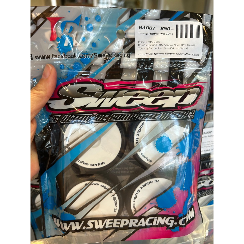 ยาง Sweep (RA007)  สำหรับรถบังคับ 1/10