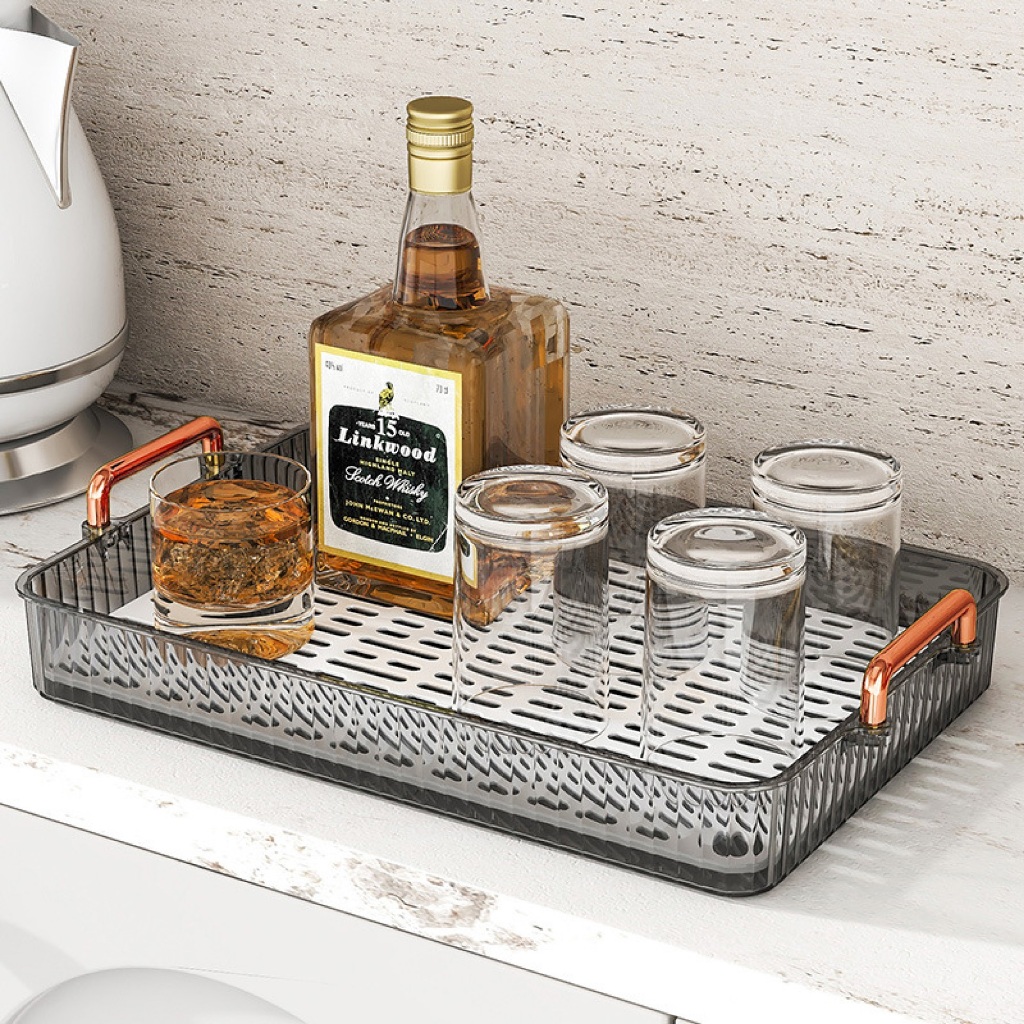 ถาดวางแก้ว ถาดใส่ผลไม้ drain board ถาดคว่ำแก้ว 2 ชั้น วางแก้วชา เสิร์ฟกาแฟ คาเฟ่ พร้อมส่งจากไทย 1ชิ้น warmhouses