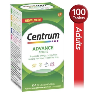 เซนทรัม Centrum Advance Multivitamin for Men/Women วิตามินรวม ผู้ใหญ่/ผู้หญิง/ผู้ชาย