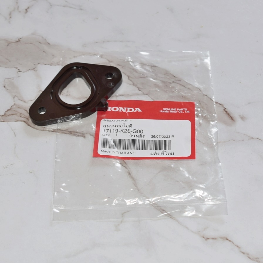ฉนวนท่อไอดี INSULATOR,INLET P CT125 ปี2023 แท้ศูนย์ฮอนด้า ราคา/1ชิ้น 17119-K26-G00