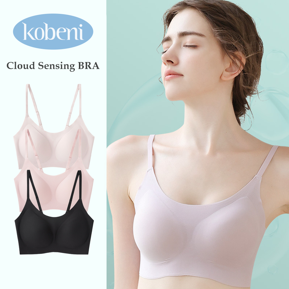 ⭐KOBENI⭐Jelly ไร้รอยต่อ ชุดชั้นในสตรี ไม่เป็นรอย นุ่ม ระบายอากาศ ชุดชั้นในฤดูร้อน บาง สบาย ชุดชั้นในนอน สําหร