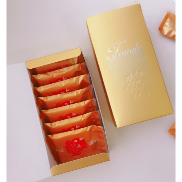 กล่องกระดาษ ทรงยาว ใส่คุกกี้ ขนม (CNY60)