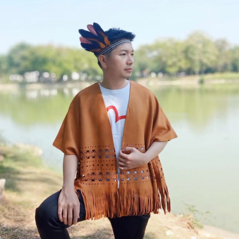 เสื้อคลุม แจ็คเก็ตและเสื้อโค้ท ทรงปีกค้างคาว ทำจากหนัง ผู้ชายใส่ได้ ขนาดโอเวอร์ไซด์ อก 55 นิ้ว++ หนังแท้นิ่ม พร้อมส่ง