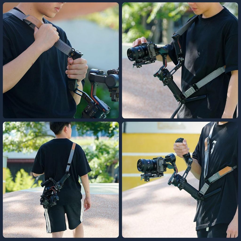 📌ส่งจากไทย📦 SmallRig สายสะพาย DJI RS4 / RS3 / RS2 Shoulder Strap 4118 Gimbal Weight-Reducing  พร้อม Adapter