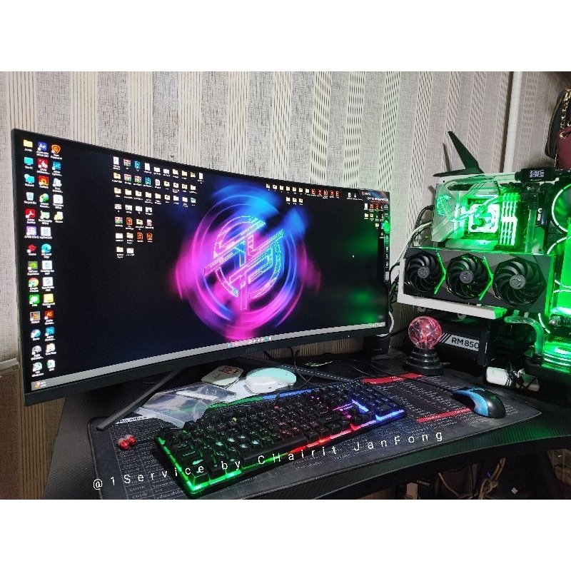 MONITOR (จอมอนิเตอร์) MSI OPTIX MAG342CQR - 34" VA CURVED U2K 144Hz FREESYNC