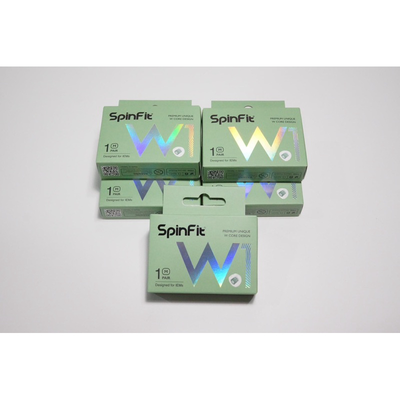 (พร้อมส่ง ของใหม่ กดได้เลย) SpinFit W1 จุกซิลิโคนคุณภาพดี จุกหูฟังสปินฟิต ของแท้100%