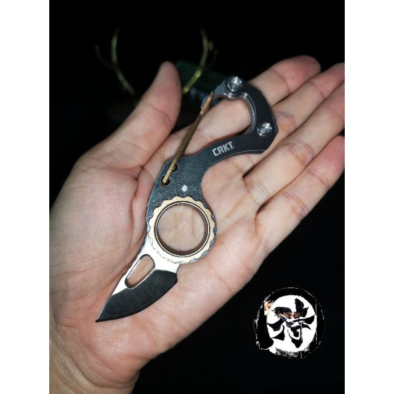 มีดพับ​ 8cr13mov​ CREKT9082 มีดพวงกุญแจ