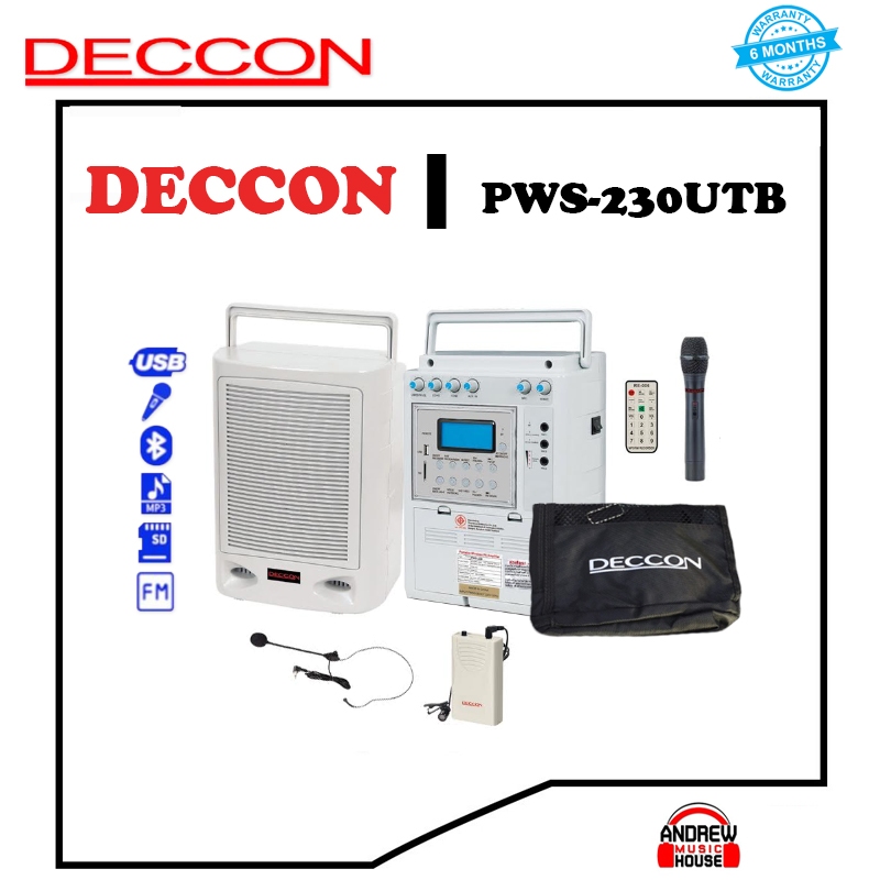 DECCON PWS-230UTB ลำโพงบลูทูธ
