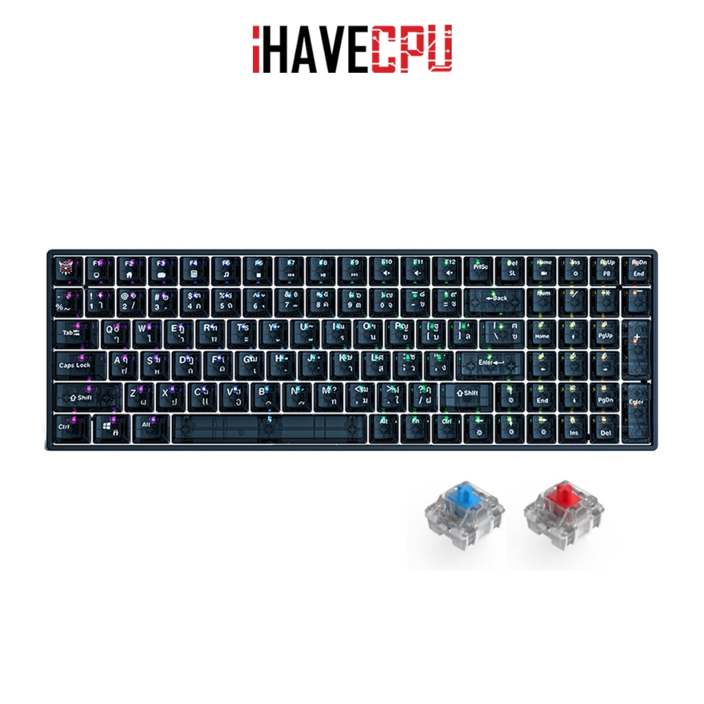 iHAVECPU KEYBOARD (คีย์บอร์ด) ONIKUMA HIKARI G39 RGB (BLACK) (EN/TH)