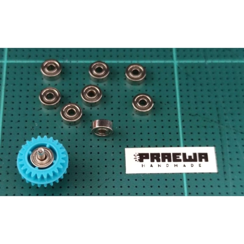 ลูกปืน 620 ขนาด 6x2x2.5 แบบมาตรฐาน ลื่นปลาไหล ใส่แกนล้อ ใส่เฟืองฟ้า รถทามิย่า Crush Gear รถก้างรถป๋อง – Mini4WD MR62ZZ