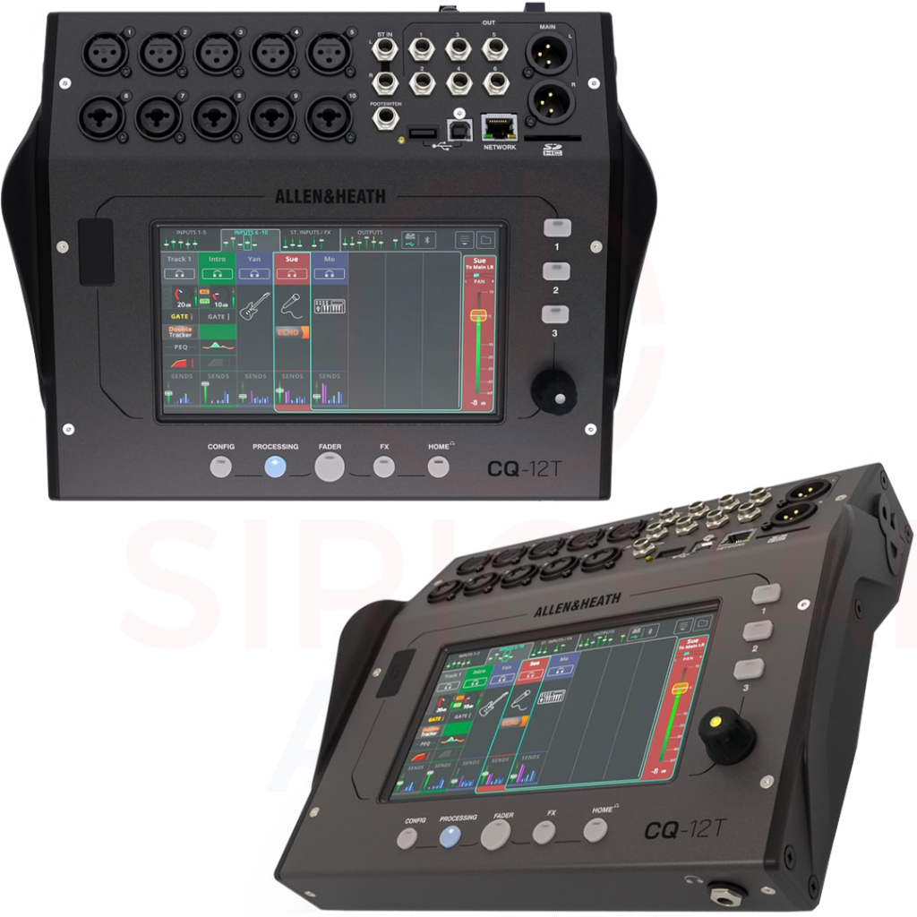 Allen & Heath CQ12T (มิกเซอร์ดิจิตอล12ช่อง) Bluetooth และ SD/USB พร้อมหน้าจอสัมผัส