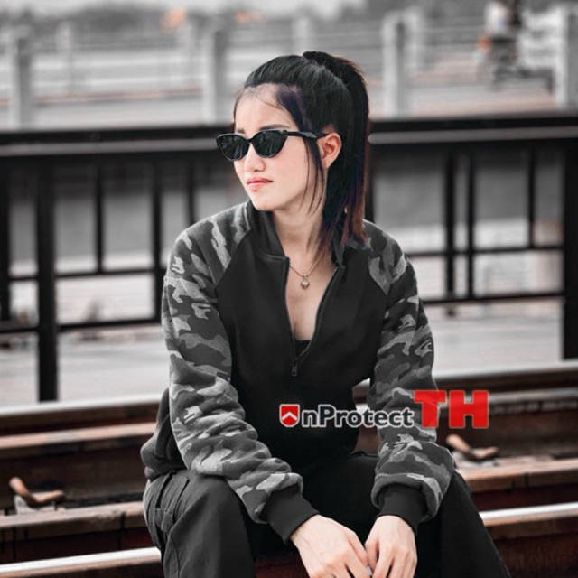 เสื้อการ์ดผู้หญิง CAMO BLACK LIMITED รุ่น Full Option 2025 พร้อมส่งทันที