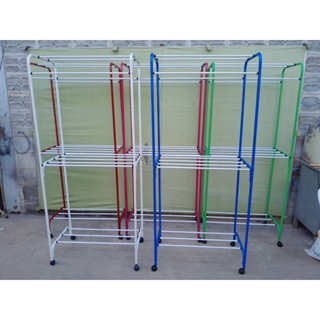 L204 ราว ก ราวตากผ้ามีล้อ ราวแขวนผ้า ราวซุปเปอร์จัมโบ้