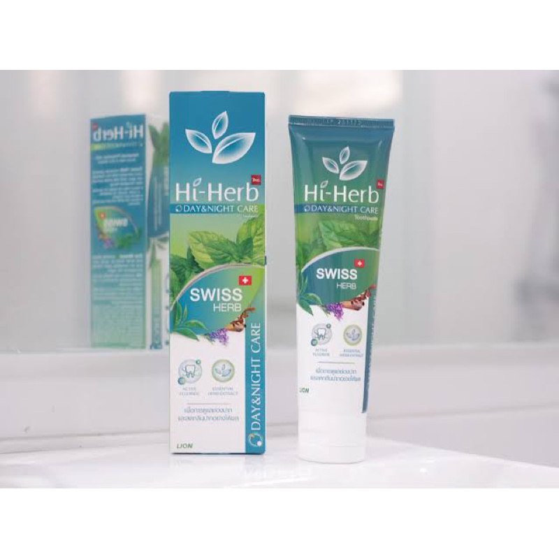 Hi herb day & night care 140g. ยาสีฟันไฮเฮิร์บ