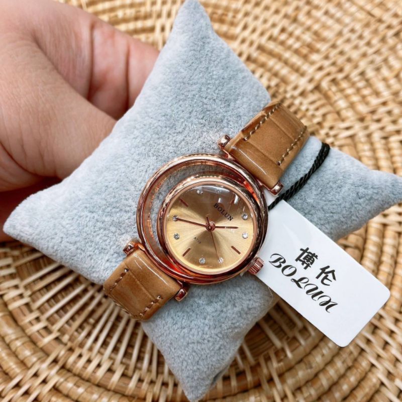 นาฬิกาแบรนด์ BOLUN แบรนด์แท้ นาฬิกาแฟชั่น นาฬิกาผู้หญิง  พร้อมส่งจากไทย