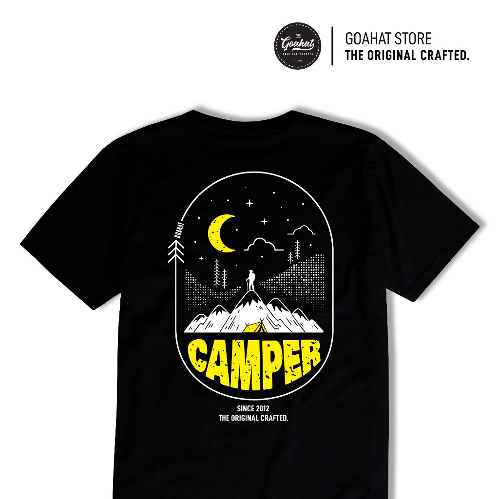 Camper เสื้อยืด Goahat ผ้า Cotton 100 ผ้าพรีเมี่ยม นุ่ม ใส่สบาย มีน้ำหนัก ทิ้งตัวสวย