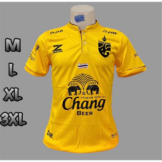 เสื้อบอลเสื้อกีฬาคอจีนมีแค่เสื้อเป็นทรงตรงผ้านิ่มเย็นใส่สบายขนาดไซร้M L XL 3XL