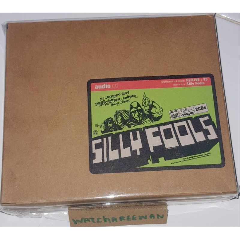 CD แผ่นเพลง Silly Fools อัลบั้ม FaTLIVE: V3