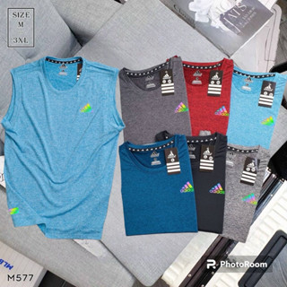 เสื้อเเขนกุด เสื้อสำหรับออกกำลังกาย สำหรับผู้ชาย