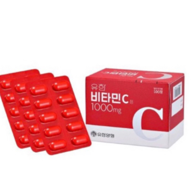 [พร้อมส่ง] Yuhan Vitamin C 1000mg. วิตซีพี่จุน