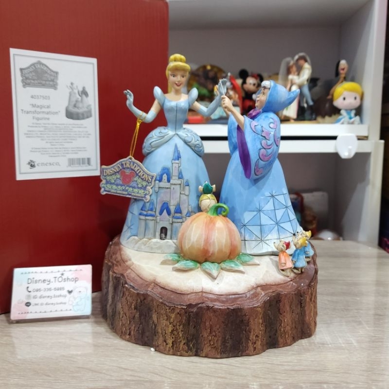 พร้อมส่ง🌟 Disney Traditions JIM SHORE ENESCO - Cinderella " Magical Tranformation”