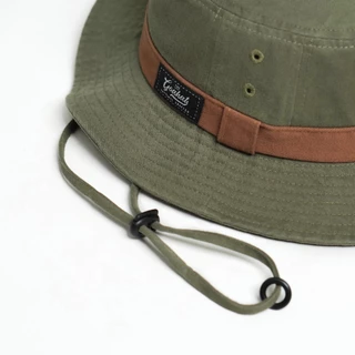G002 GREEN หมวกเดินป่า สไตล์สตรีทวินเทจ งานคอตตอนฟอกพิเศษ สีทูโทน เบา สวย ใส่สบาย