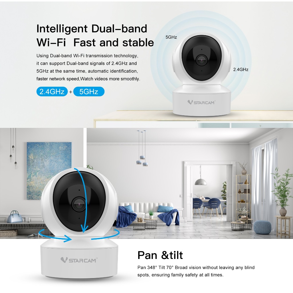VSTARCAM CG49L 4G LTE SIM / CS49L WiFi / CS49Q 5G WiFi SHD 1296p 3.0MP iP Camera กล้องวงจรปิดใส่ซิม