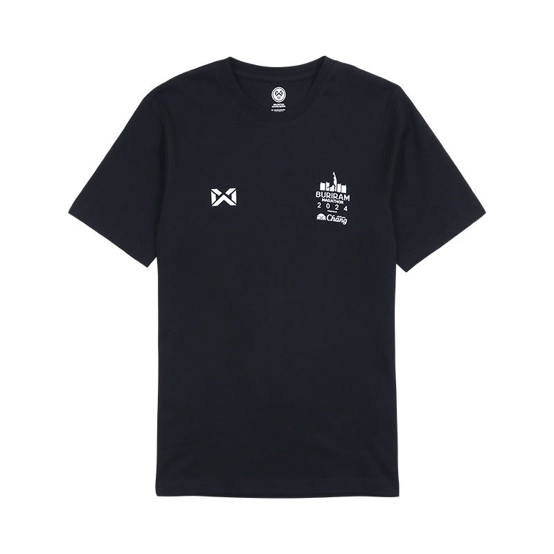 WARRIX BURIRAM MARATHON 2024 EDITION COMBA+ COOL T-SHIRT BLACK LOGO