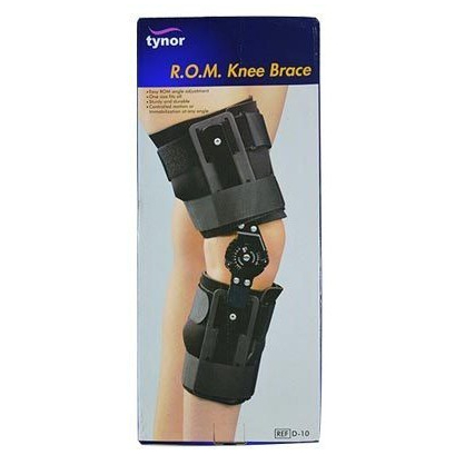 Tynor D10 ROM Knee Brace  เฝือกพยุงหัวเข่าอลูมิเนียม (เกรียวปรับระดับ)