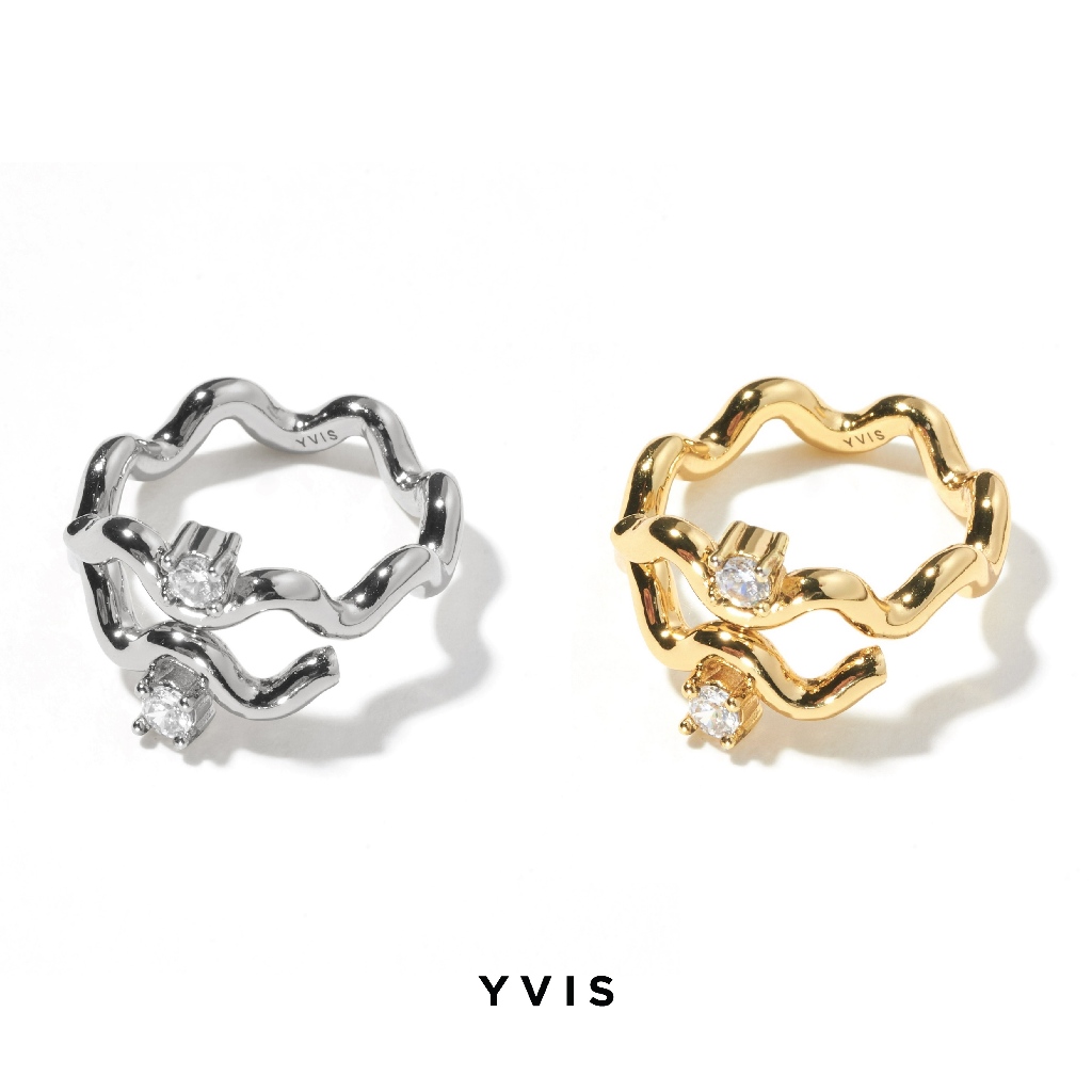 YVIS Spaghetti Gem Ring (Adjustable)