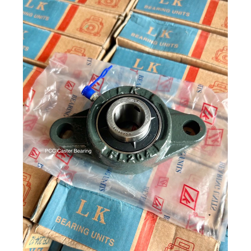 UCFL204-12 รูเพลา 3/4 นิ้ว หรือ 19 mm ยี่ห้อ LK 🚗 มีราคาส่ง 🎉