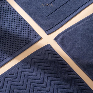 Jviva ผ้าขนหนูคอตตอน เช็ดเท้า 18x28 นิ้ว - CottonLuxe Collection_Parallel