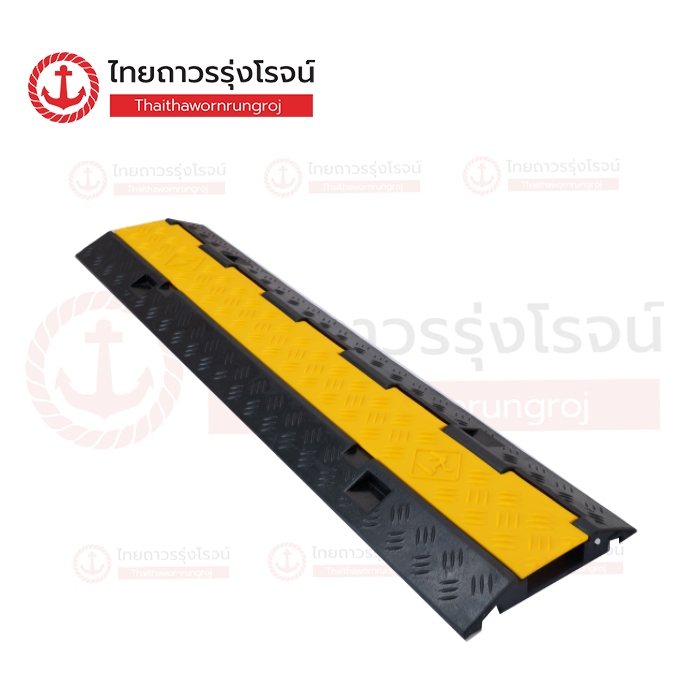 SAFETY T SH-100AZ ยางชลอความเร็ว แบบมีที่เก็บสาย กว้าง 22cm สูง 3.5cm ยาว 100cm 5kg รุ่น SH-100AZ|ชิ