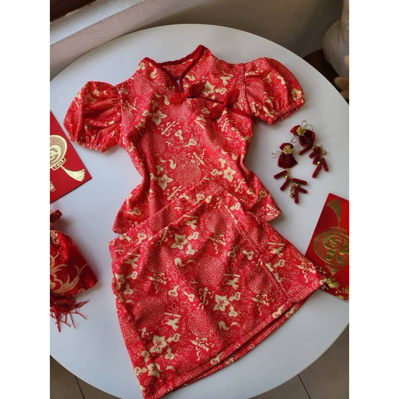 รหัสnan ชุดตรุษจีนลูกสาว ไซs-3xl