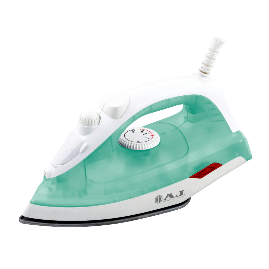 AJ เตารีดไอน้ำ รุ่น SSIR-907 กำลังไฟ 1200 วัตต์ รีดผ้าเรียบทันใจ ใช้ได้ทั้ง ไอน้ำและ แบบแห้ง ประกัน 1 ปี