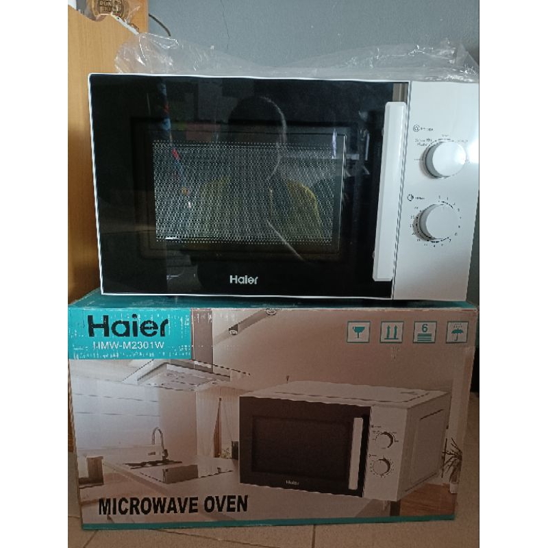 !! ราคาถูกที่สุด !! ไมโครเวฟ Haier รุ่น HMW-M2301W ขนาด 23 ลิตร