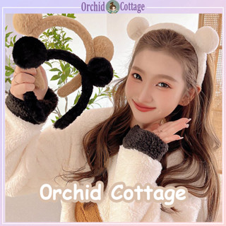 [จัดส่งจากกรุงเทพฯ] ที่คาดผมหูหมีน่ารัก เครื่องประดับผมสไตล์…