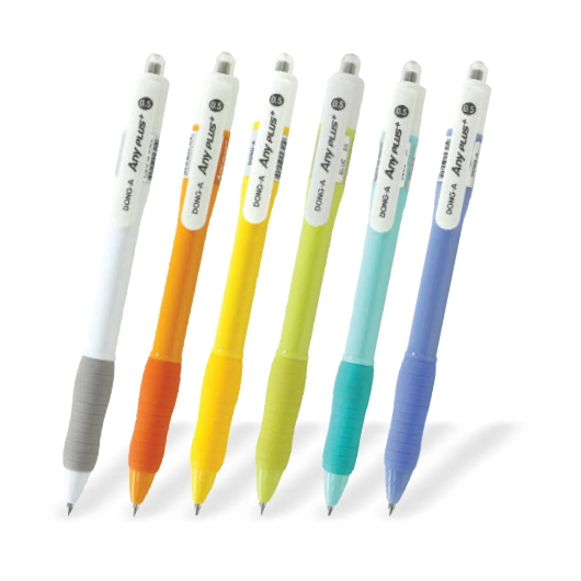ปากกาลูกลื่น หมึกไฮบริด ANYPLUS DONG-A (ไส้หมึกสีน้ำเงิน)  สุ่มด้าม / 1 ด้าม