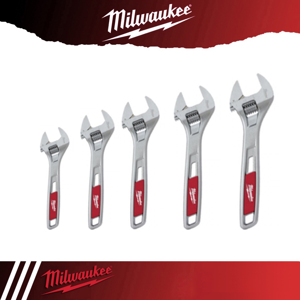 Milwaukee ประแจเลื่อน 48-22-7508 48-22-7406 48-22-7408
