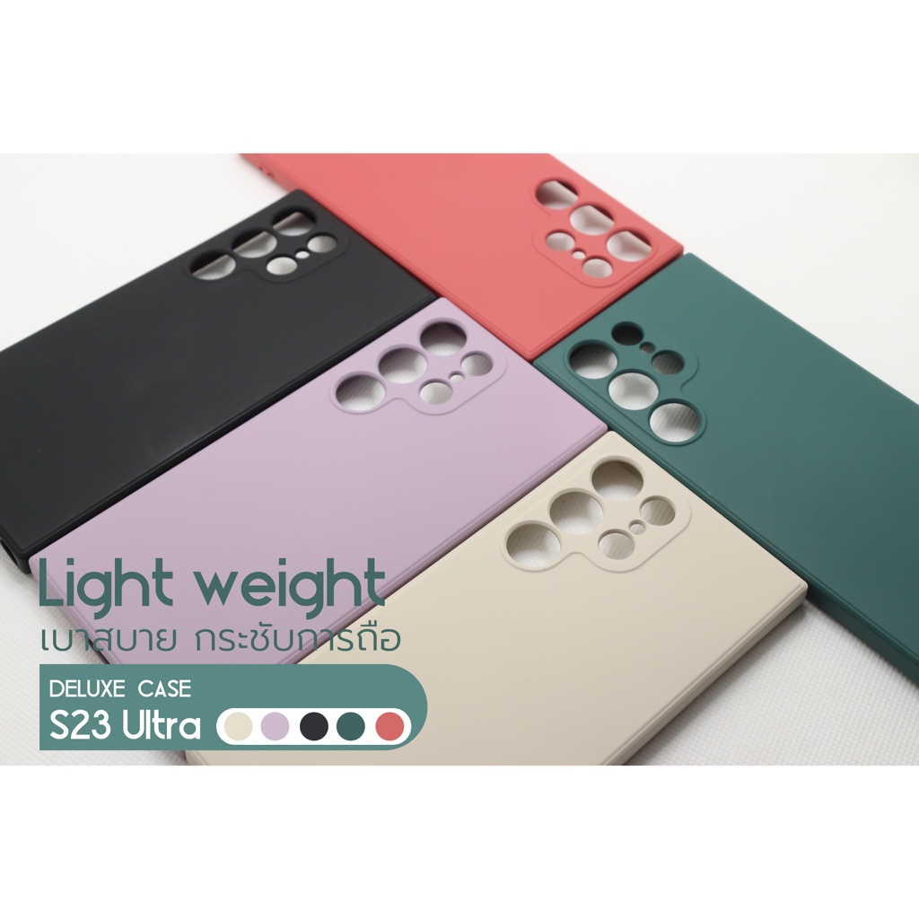 Dapad DELUXE CASE S24 ULTRA /S23 ULTRA เคสหนังนิ่ม คลุมกล้อง มีหลายสี จับถนัดมือ เคสกันรอย - รูปที่ 5