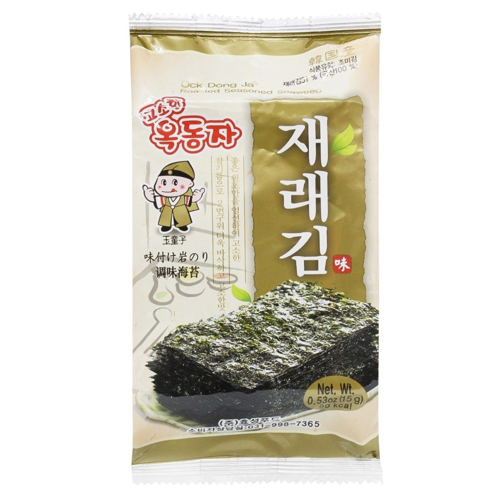 Ock-Dong-Ja Seaweed chips 15g สาหร่ายทะเล ปรุงรส จากเกาหลี
