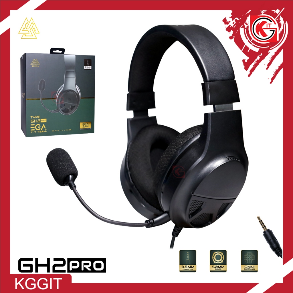 หูฟังเกมมิ่ง EGA TYPE-GH2 PRO  Gaming Headset Jack 3.5mm รับประกันสินค้า 2 ปี
