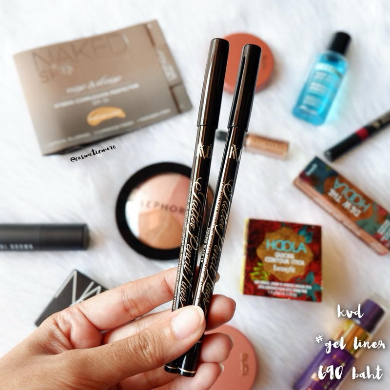 พร้อมส่ง! 🖤 kvd tattoo pencil liner waterproof long-wear gel eyeliner (mini/full size) สี trooper bl