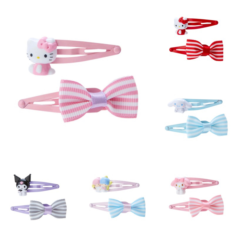 กิ๊บติดผมแบบแป๊กลาย Sanrio ของแท้จากญี่ปุ่น