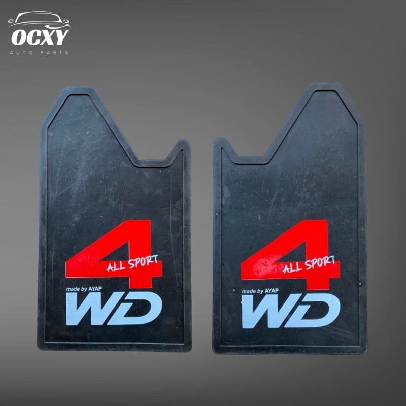 ยางกันโคลน (4WD) ยางบังโคลน ยางกันดีด รถตุ๊กๆ รถเล็ก รถยนต์ Tuktuk Mud guard (1คู่)