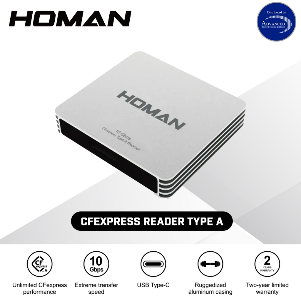 Homan CFexpress Reader Type A การ์ดรีดเดอร์ เครื่องอ่านเมม (รับประกัน 1 ปี)